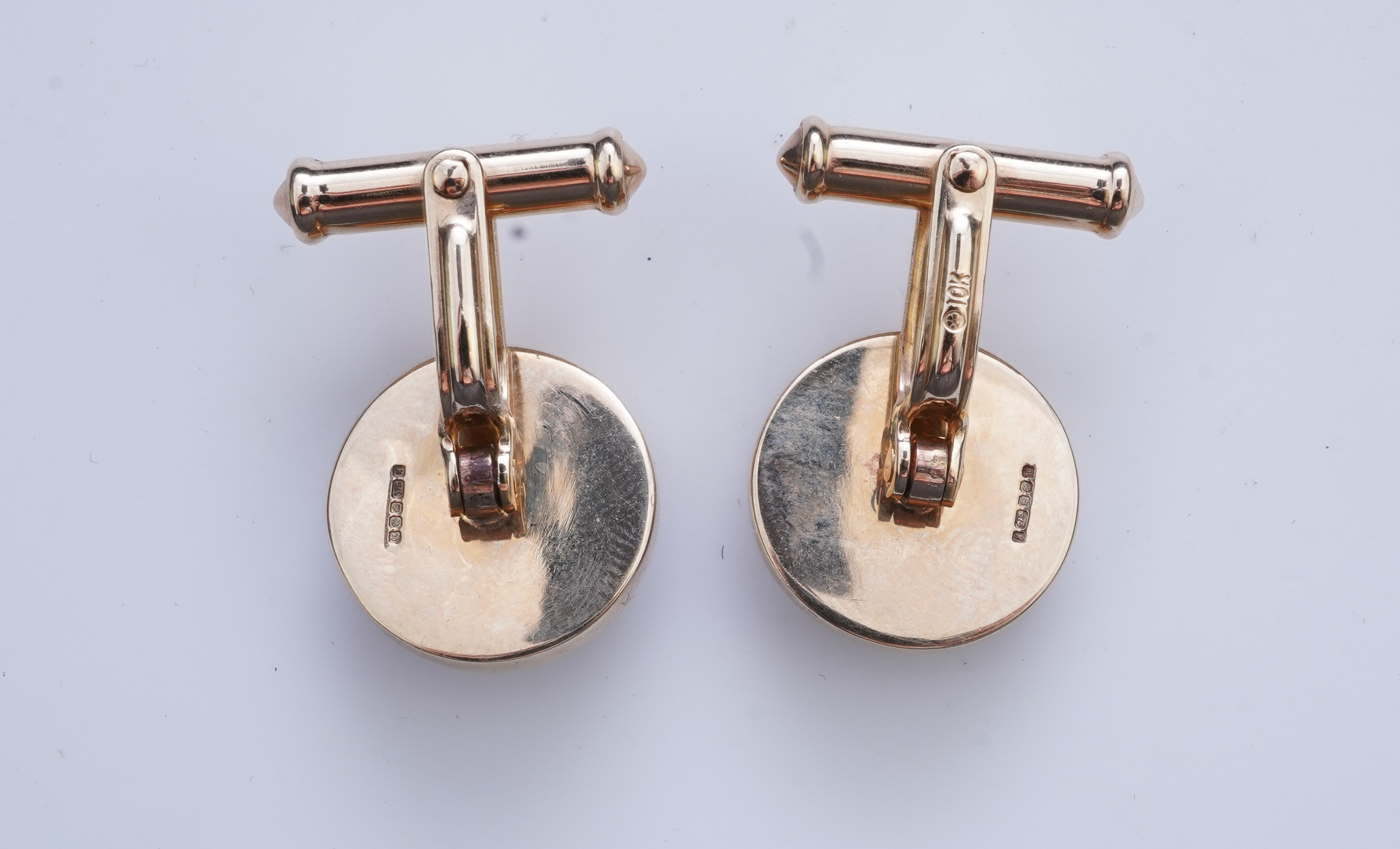 A mother of pearl and diamond dress set